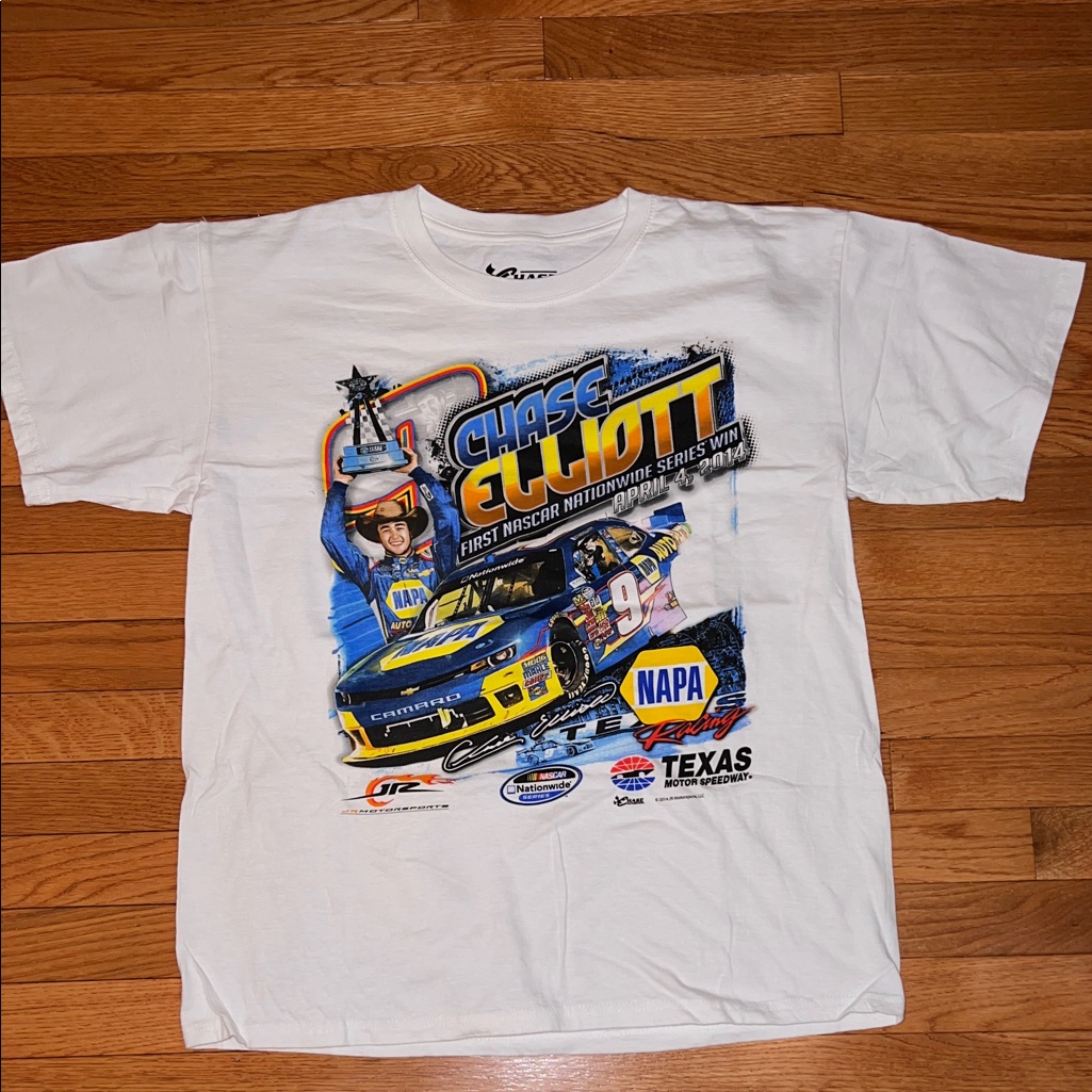 Chase Elliott First Nascar Nationwide Series 2014 Racing TShirt Size Large